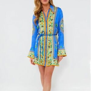 Alemais Satin Mini Dress Size 2 NWT